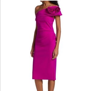 Chiara Boni petite robe one shoulder Vickey dress size 12